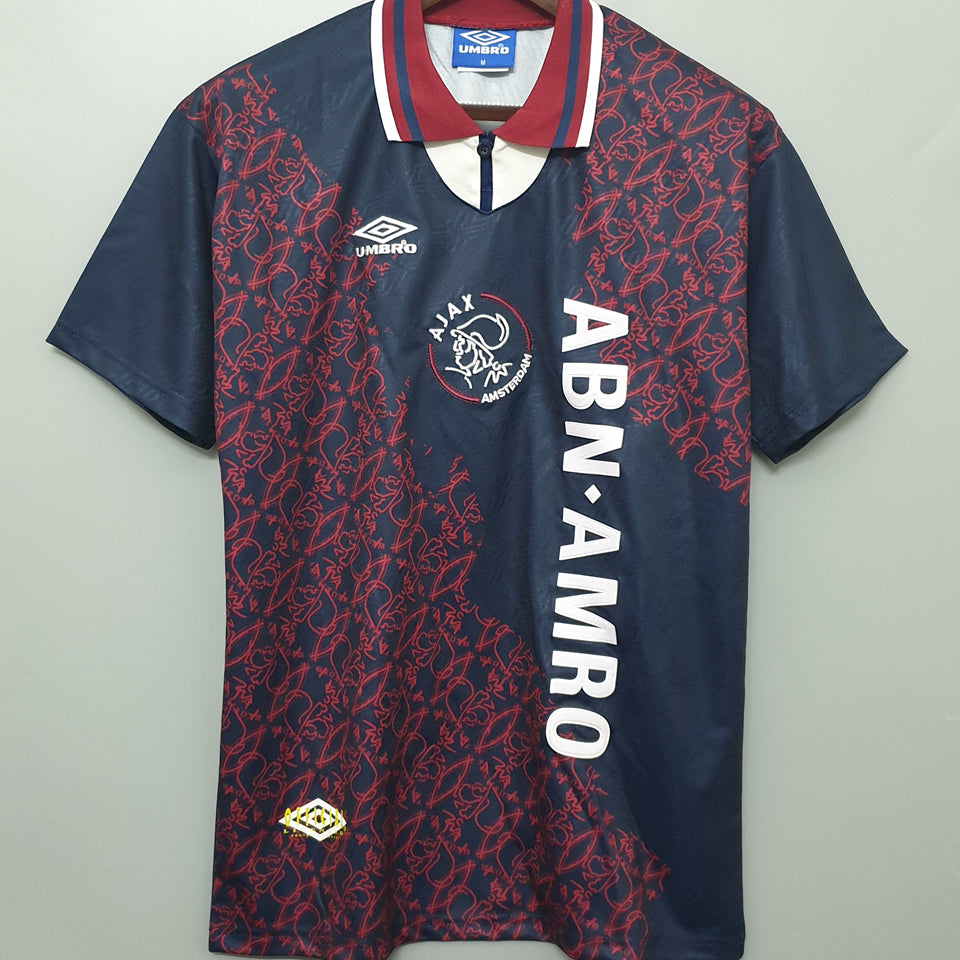 jersey 1994/95 ajax visitante manga corta versión fan retro