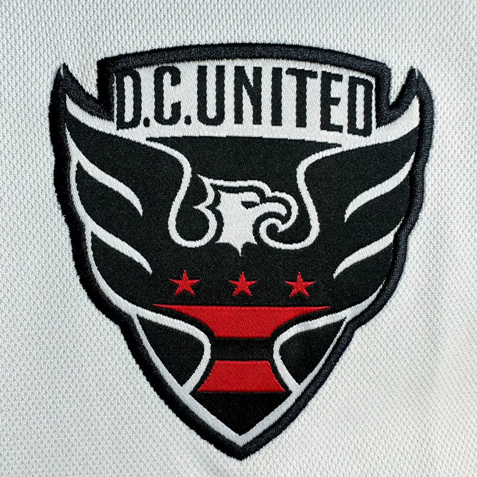 jersey 2019/20 d.c. united visitante manga corta versión fan retro