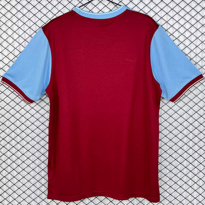 Jersey 2009/2010 Aston Villa Local Manga corta Versión Fan Retro