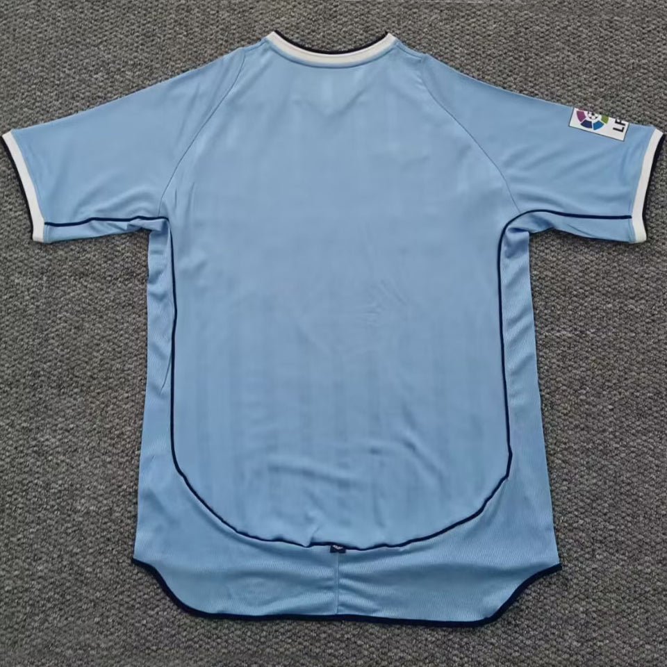jersey 2001/2002 celta local manga corta versión fan retro