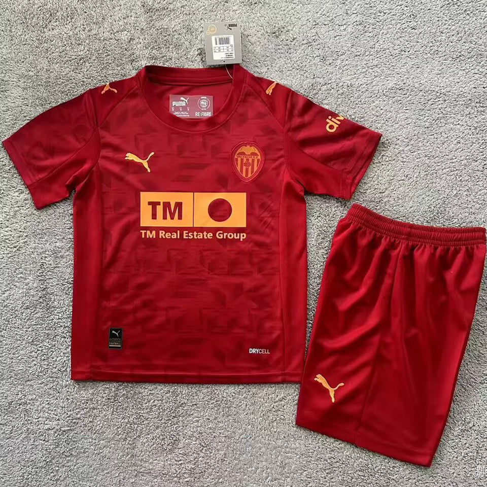 Jersey 2025/26 Valencia Visitante Manga corta Niño