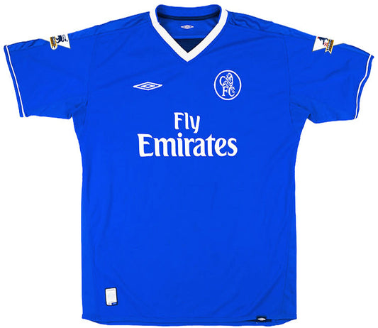 Jersey 2003 Chelsea Local Manga corta Versión Fan Retro