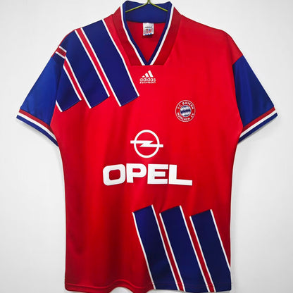 Jersey 1993/95 Bayern Munich Local Manga corta Versión Fan Retro
