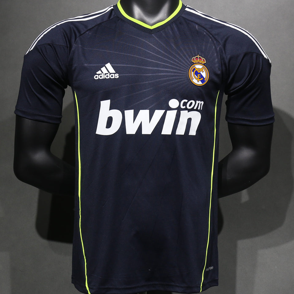 jersey 2010/11 real madrid visitante manga corta versión jugador retro