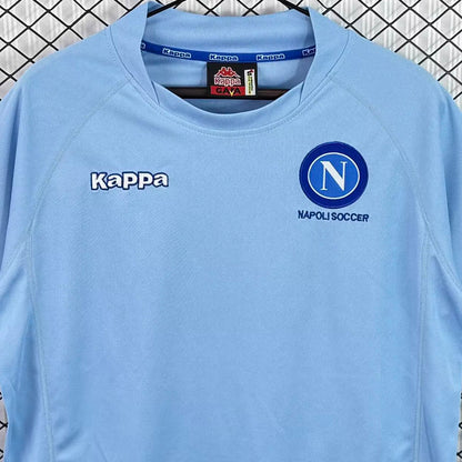 Jersey 2004/2005 Napoli Local Manga corta Versión Fan Retro