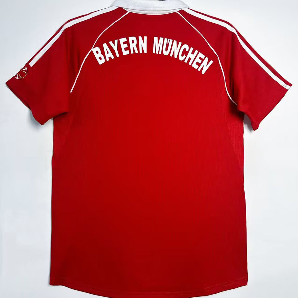 Jersey 2006/07 Bayern Munich Local Manga corta Versión Fan Retro