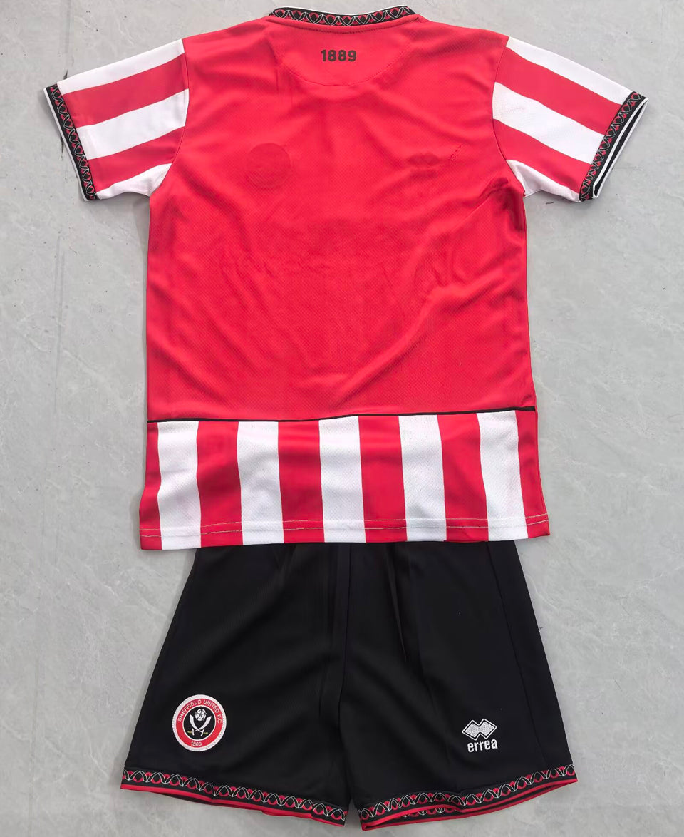 Jersey 2025/26 Sheffield United Local Manga corta Niño
