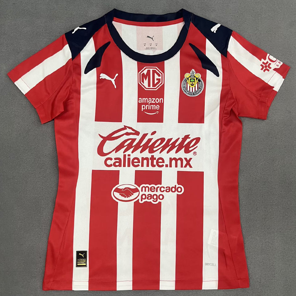 jersey 2025/26 chivas local manga corta mujer