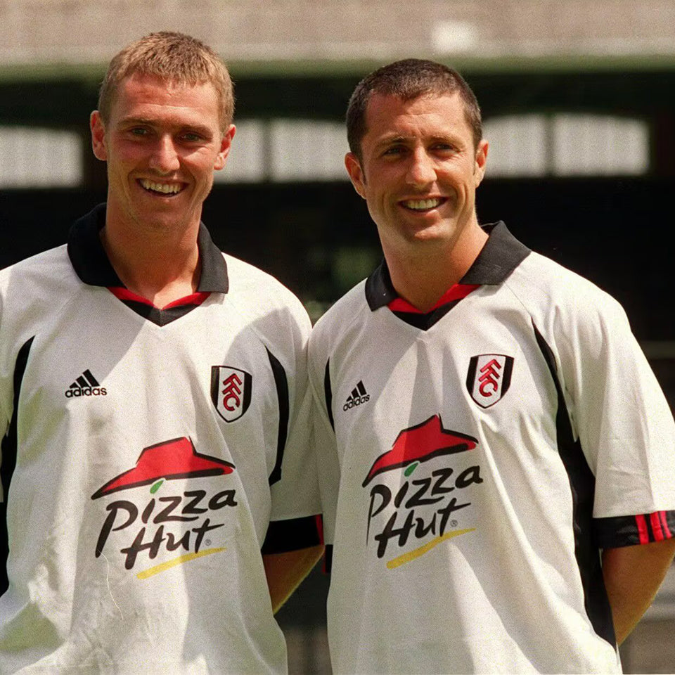 jersey 2001/2002 fulham local manga corta versión fan retro
