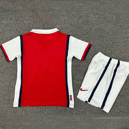 Jersey 1998/1999 Arsenal Local Manga corta Niño Retro