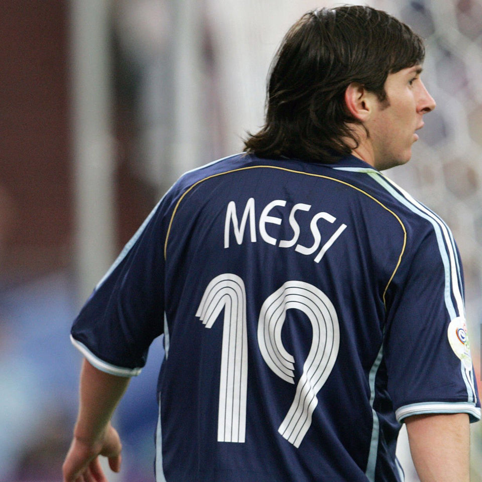 2006 Argentina Visitante Versión Jugador Selecciones Retro