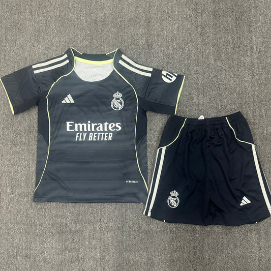 Jersey 2025/26 Real Madrid Visitante Manga corta Niño