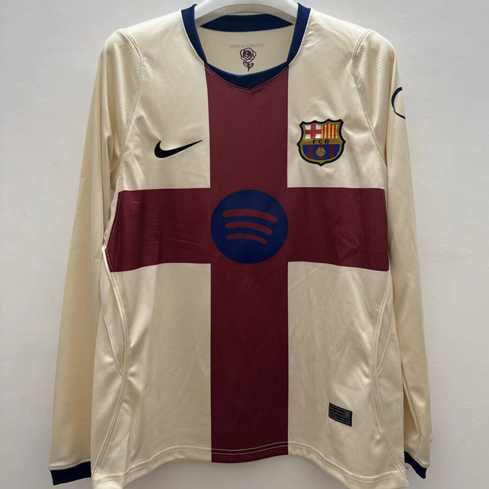 jersey 2026/27 barcelona especial manga larga versión fan