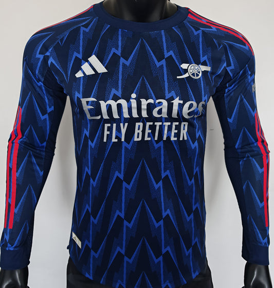 Jersey 2025/26 Arsenal Visitante Manga larga Versión Jugador