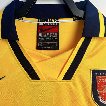 Jersey 1996/98 Arsenal Visitante Manga larga Versión Fan Retro