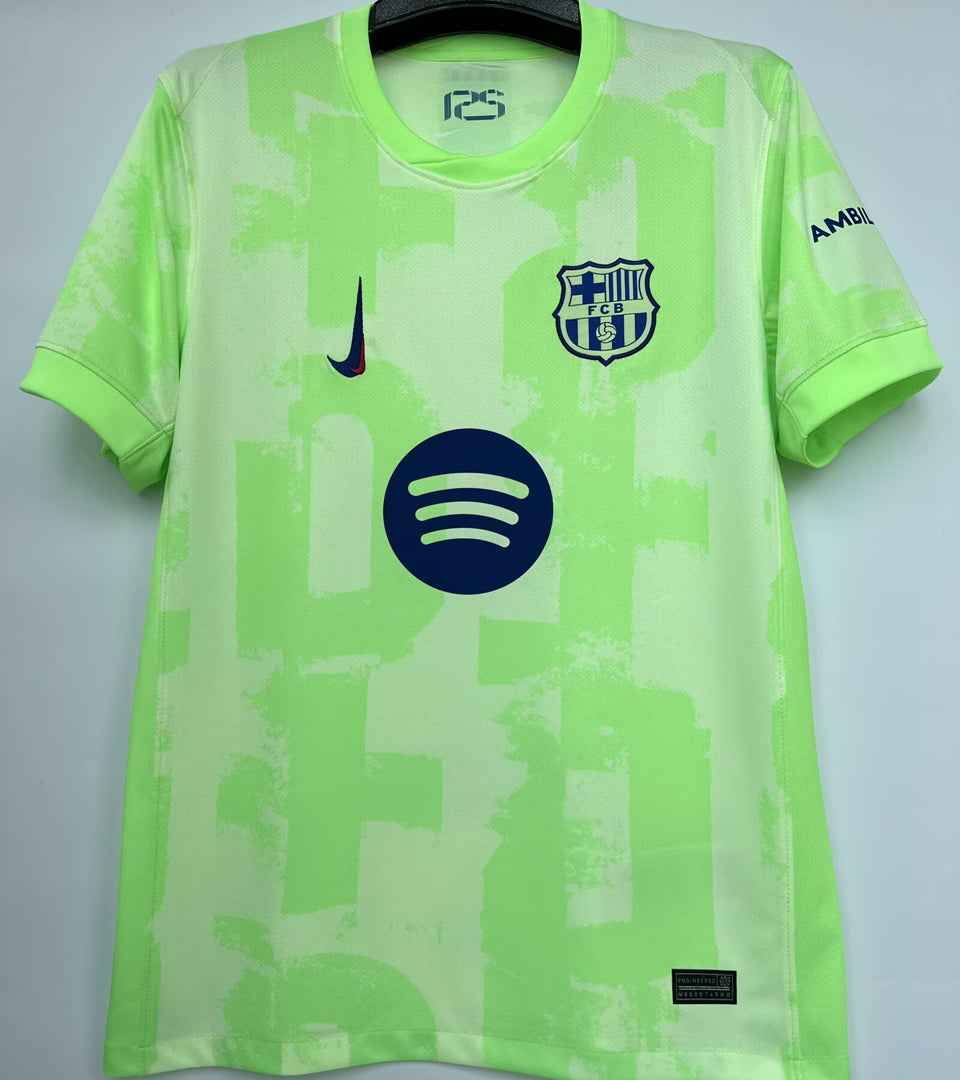 jersey 2024/25 barcelona tercero manga corta versión fan