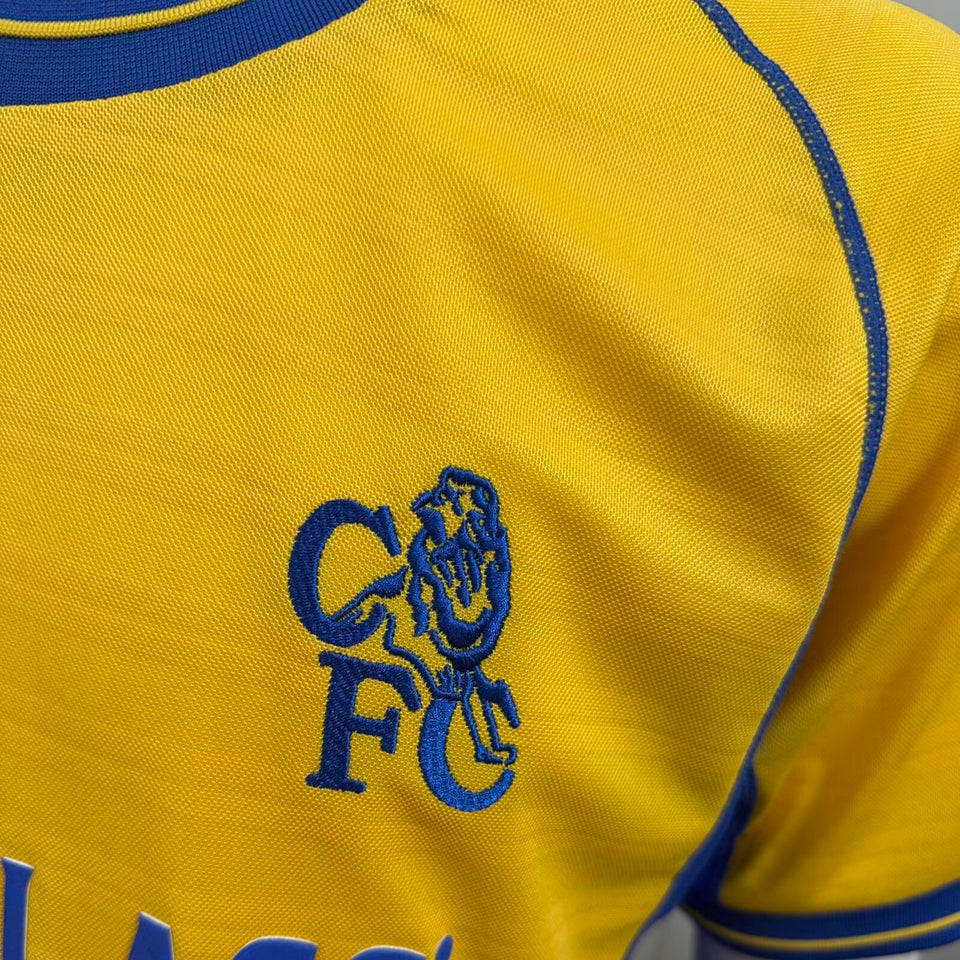 jersey 2000/2002 chelsea tercero manga corta versión fan retro