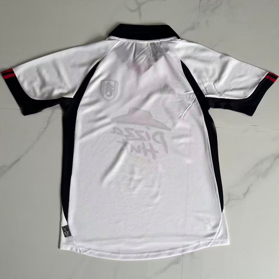 jersey 2001/2002 fulham local manga corta versión fan retro