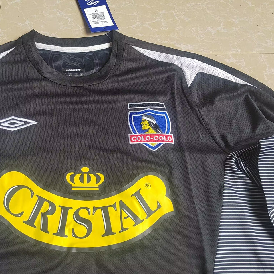 jersey 2006 colo-colo visitante manga larga versión fan retro