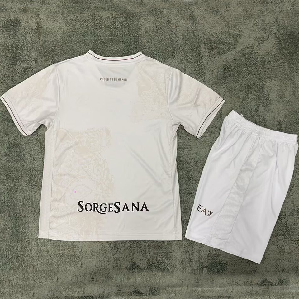 Jersey 2025/26 Napoli Visitante Manga corta Niño