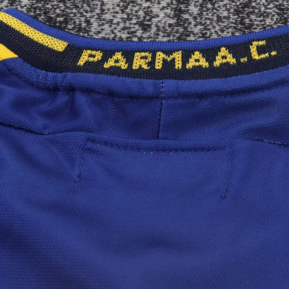Jersey 2001/2002 Parma Local Manga corta Niño Retro