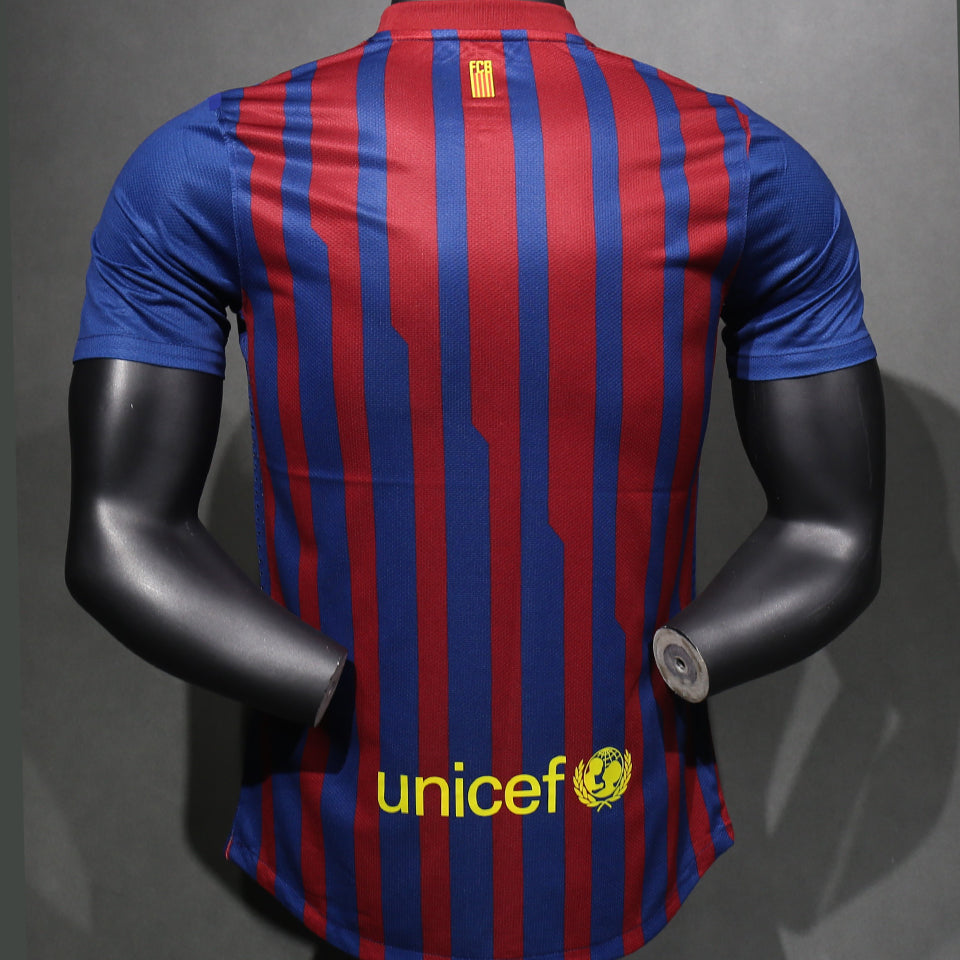 Jersey 2011/12 Barcelona Local Manga corta Versión Jugador Retro