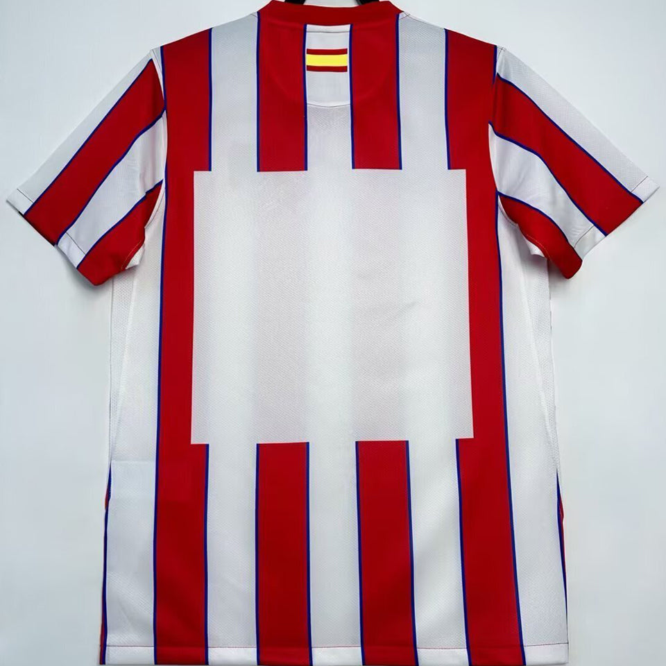 jersey 2011/2012 atletico de madrid local manga corta versión fan retro