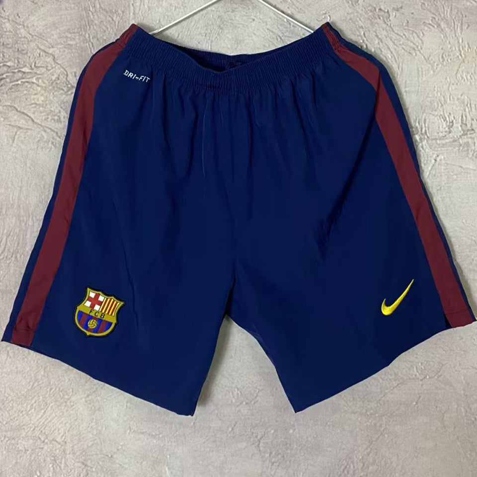 2014/15 Barcelona Local Versión Fan Shorts/ Pantalones Retro