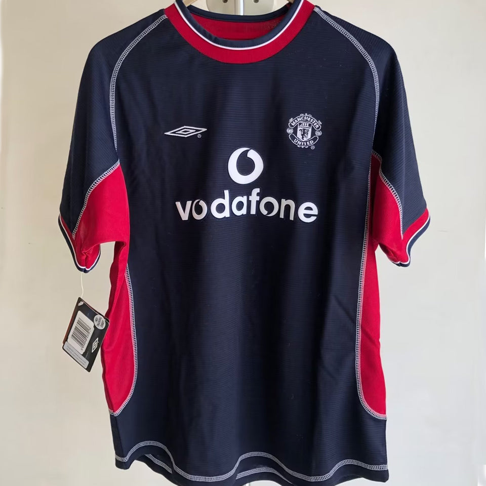 jersey 2001/02 manchester united tercero manga corta versión fan retro