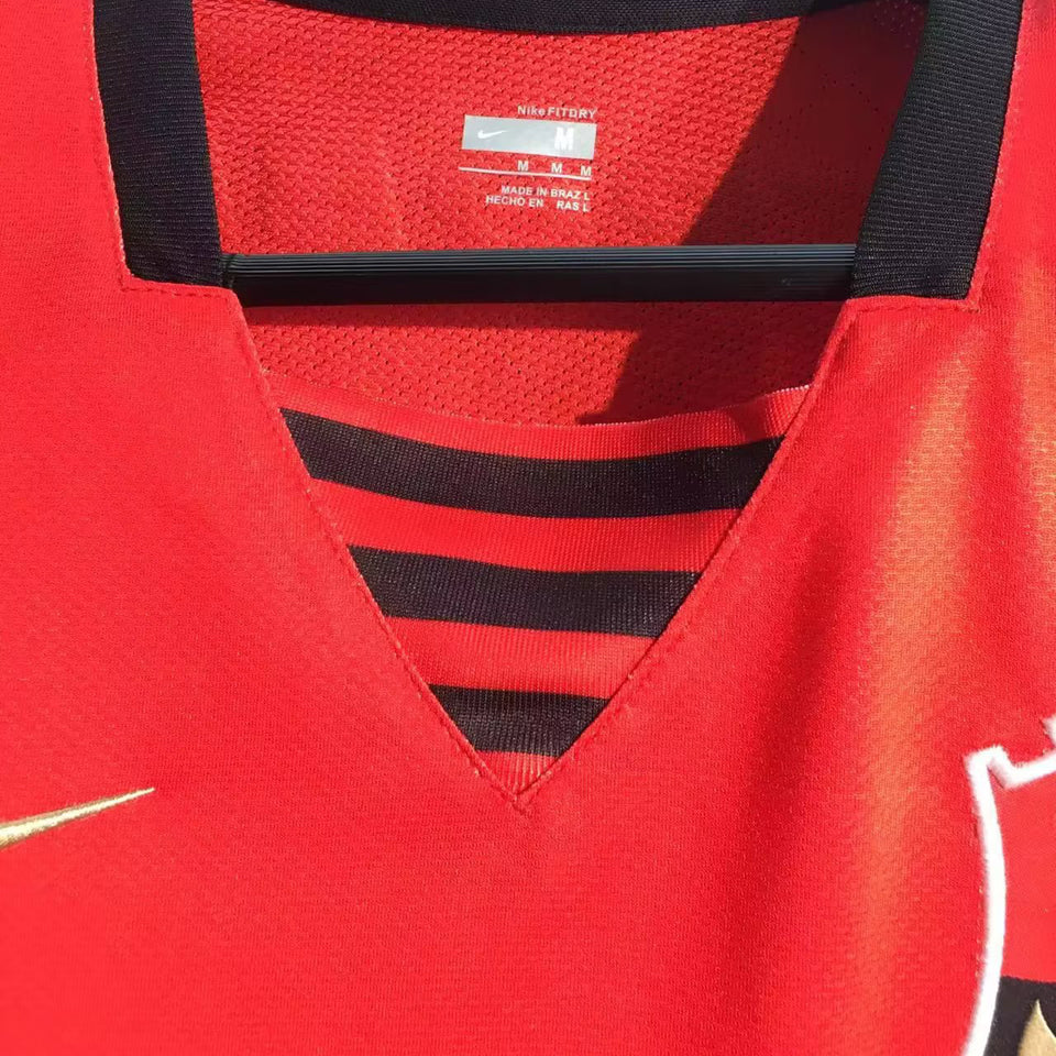 jersey 2008/09 flamengo tercero manga corta versión fan retro