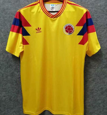 1990 Colombia Visitante Versión Fan Selecciones Retro