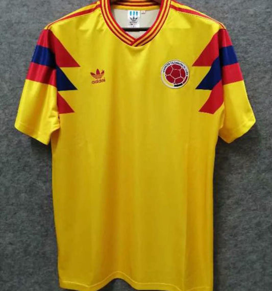 1990 Colombia Visitante Versión Fan Selecciones Retro