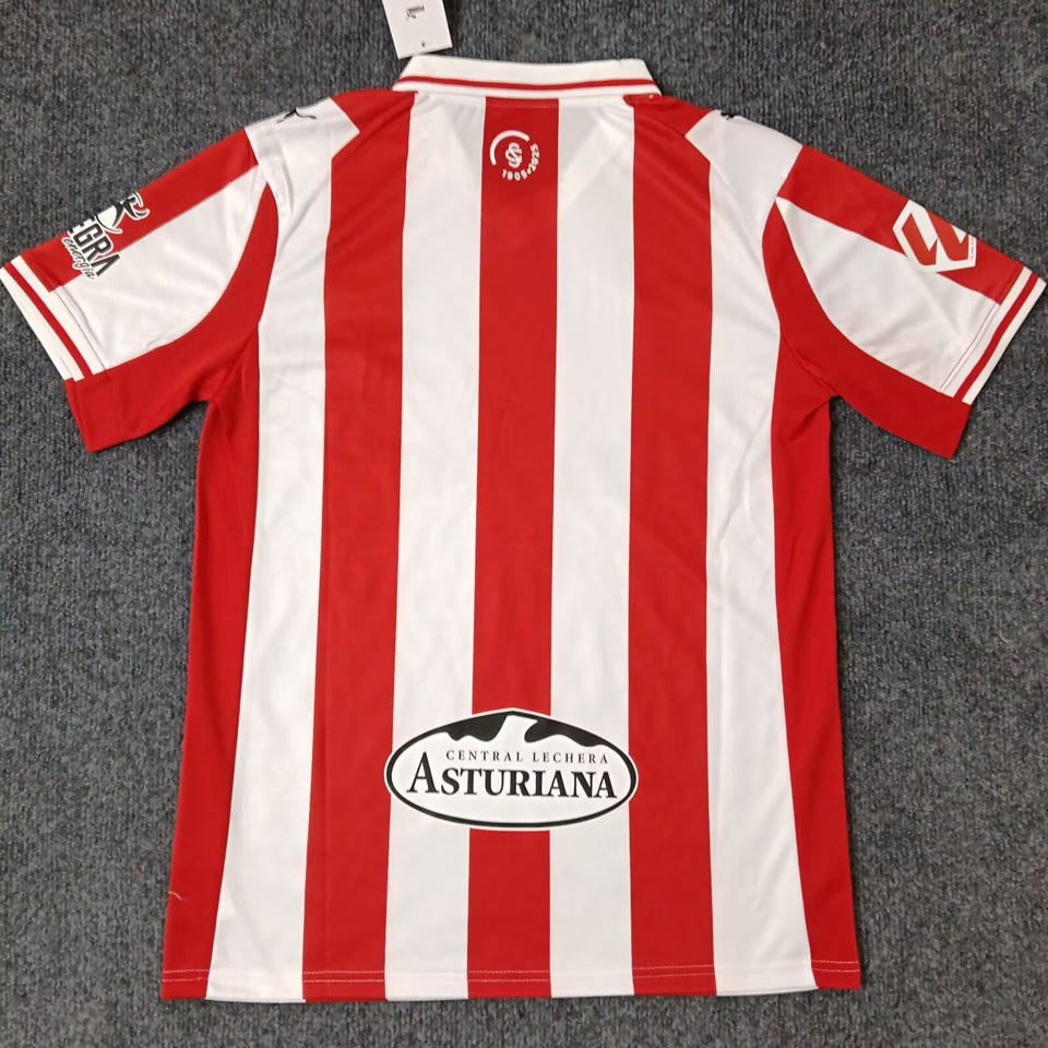 Jersey 2025/26 Gijon Local Manga corta Versión Fan