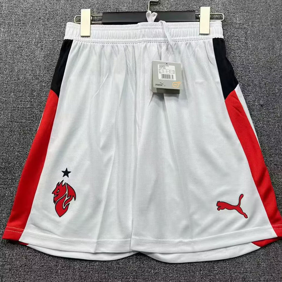 2025/26 AC Milan Visitante Versión Fan Shorts/ Pantalones