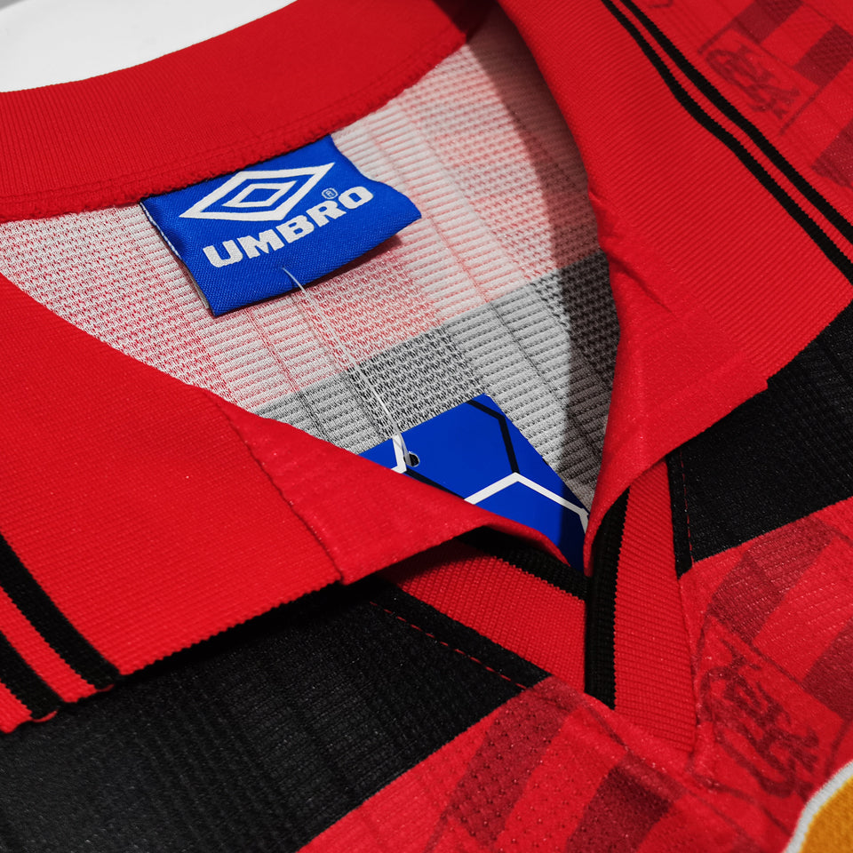 jersey 1995 flamengo local manga corta versión fan retro