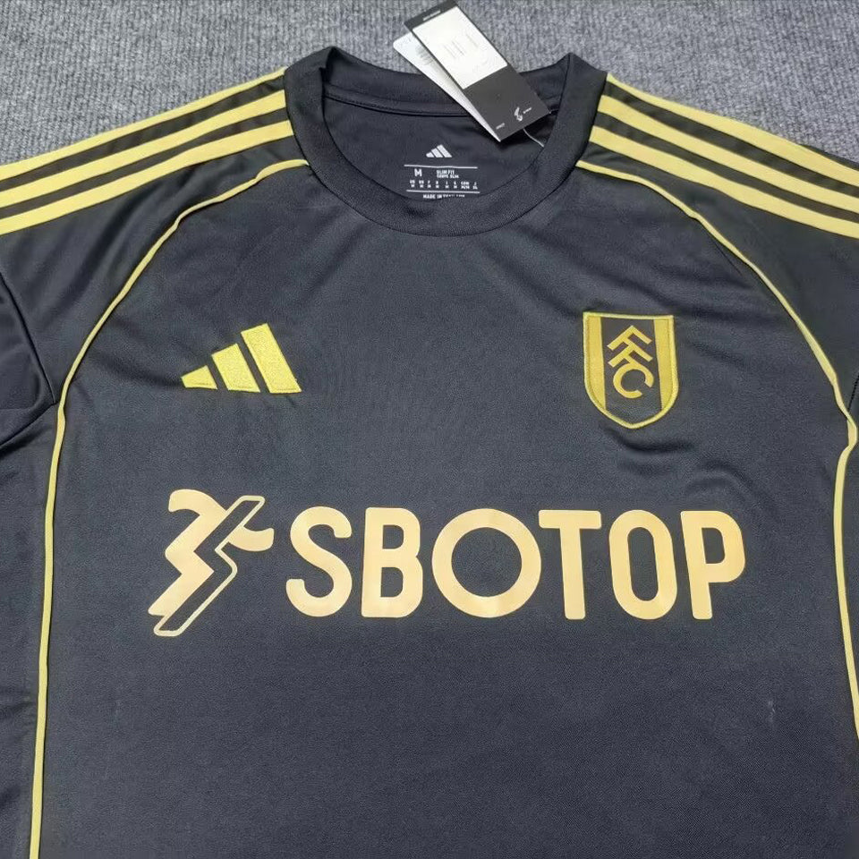 jersey 2025/26 fulham visitante manga corta versión fan