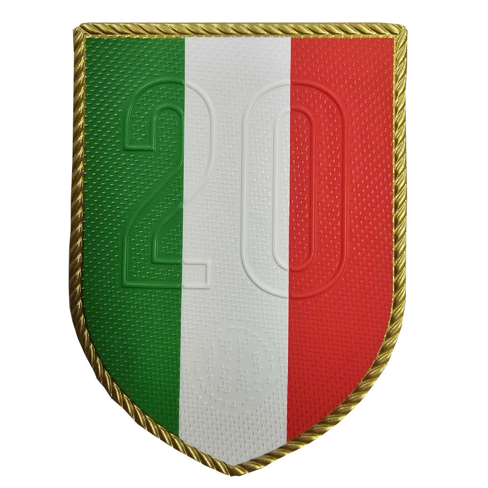 1977 milan 20 champion patch 20 parches/letras