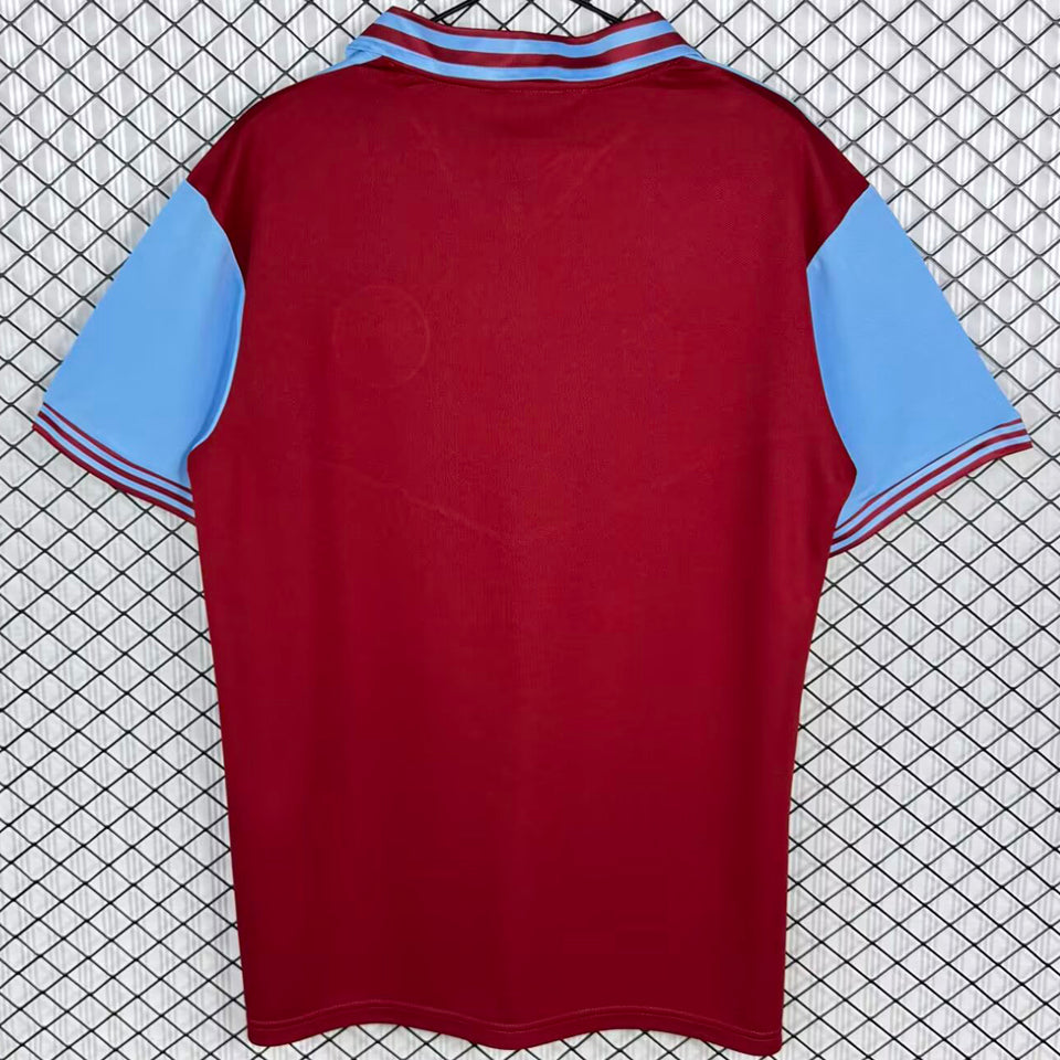 jersey 1976/1980 west ham local manga corta versión fan retro