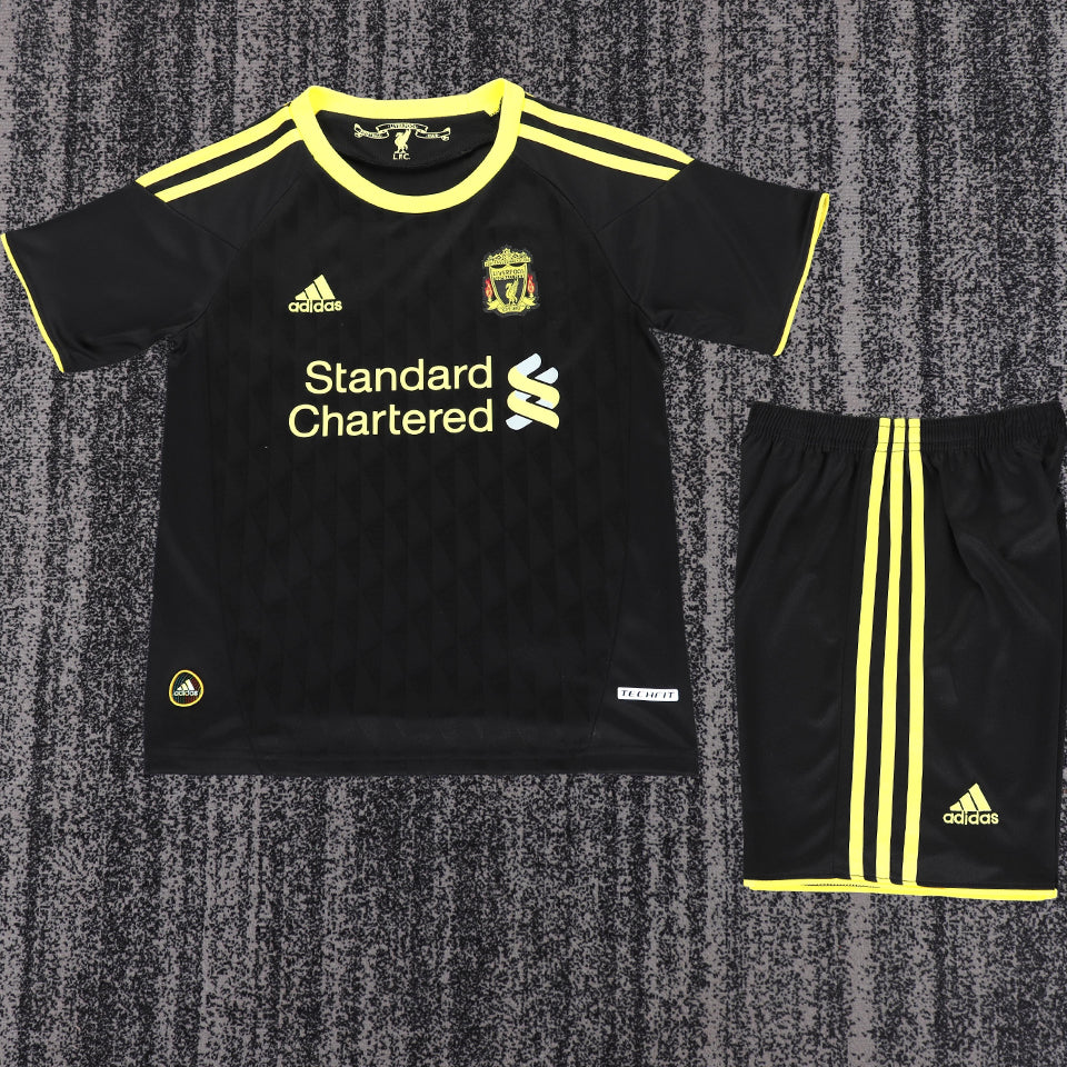 jersey 2010/2011 liverpool visitante manga corta niño retro