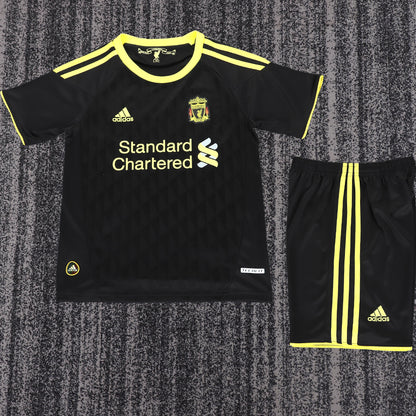 Jersey 2010/2011 Liverpool Visitante Manga corta Niño Retro