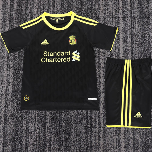 Jersey 2010/2011 Liverpool Visitante Manga corta Niño Retro