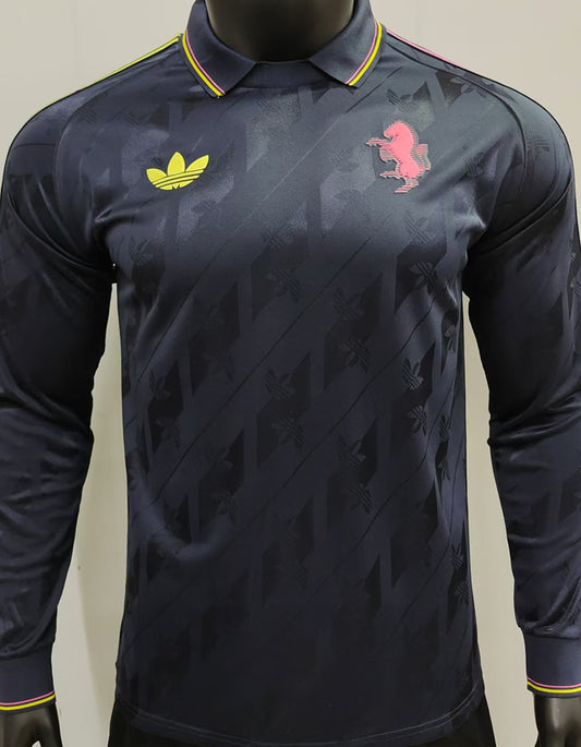 Jersey 2025 Juventus Especial Manga larga Versión Jugador Retro