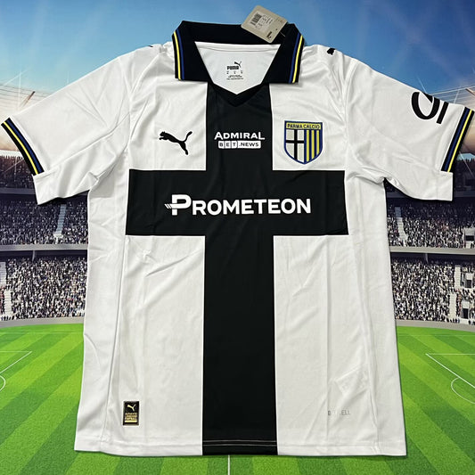 Jersey 2025/26 Parma Local Manga corta Versión Fan