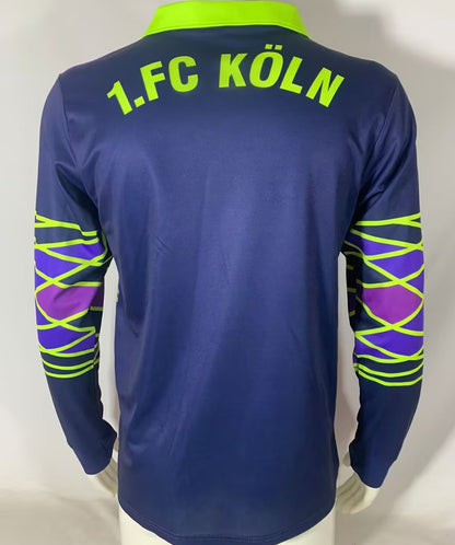 Jersey 1991/1992 1. FC Koln Portero Manga larga Versión Fan Retro