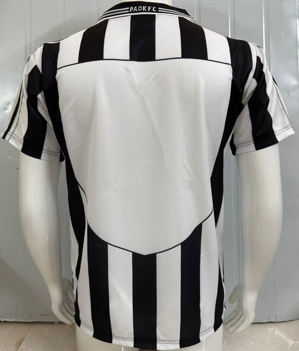 jersey 1998/1999 paok thessaloniki local manga corta versión fan retro
