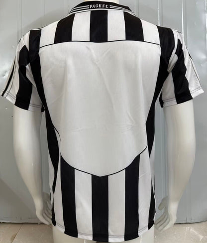 Jersey 1998/1999 PAOK Thessaloniki Local Manga corta Versión Fan Retro