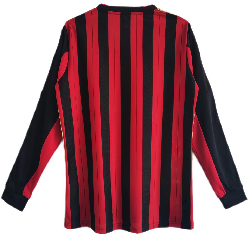 Jersey 2013/14 AC Milan Local Manga larga Versión Fan Retro