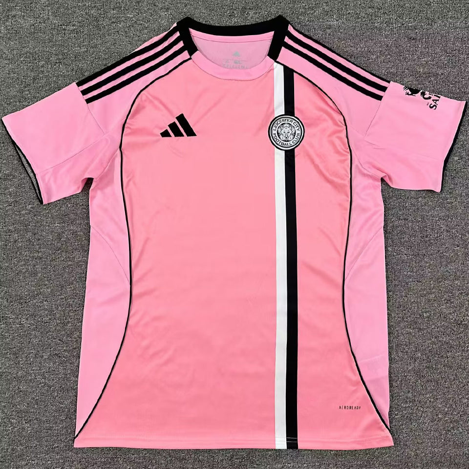 Jersey 2025/26 Leicester City Tercero Manga corta Versión Fan