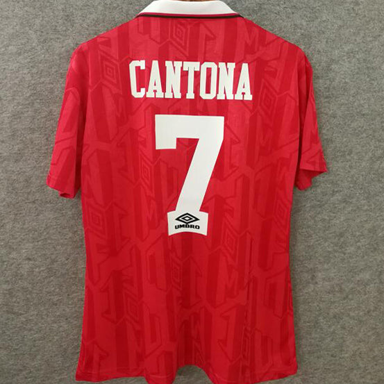 Jersey 1992/94 Manchester United Local Manga corta Versión Fan Retro