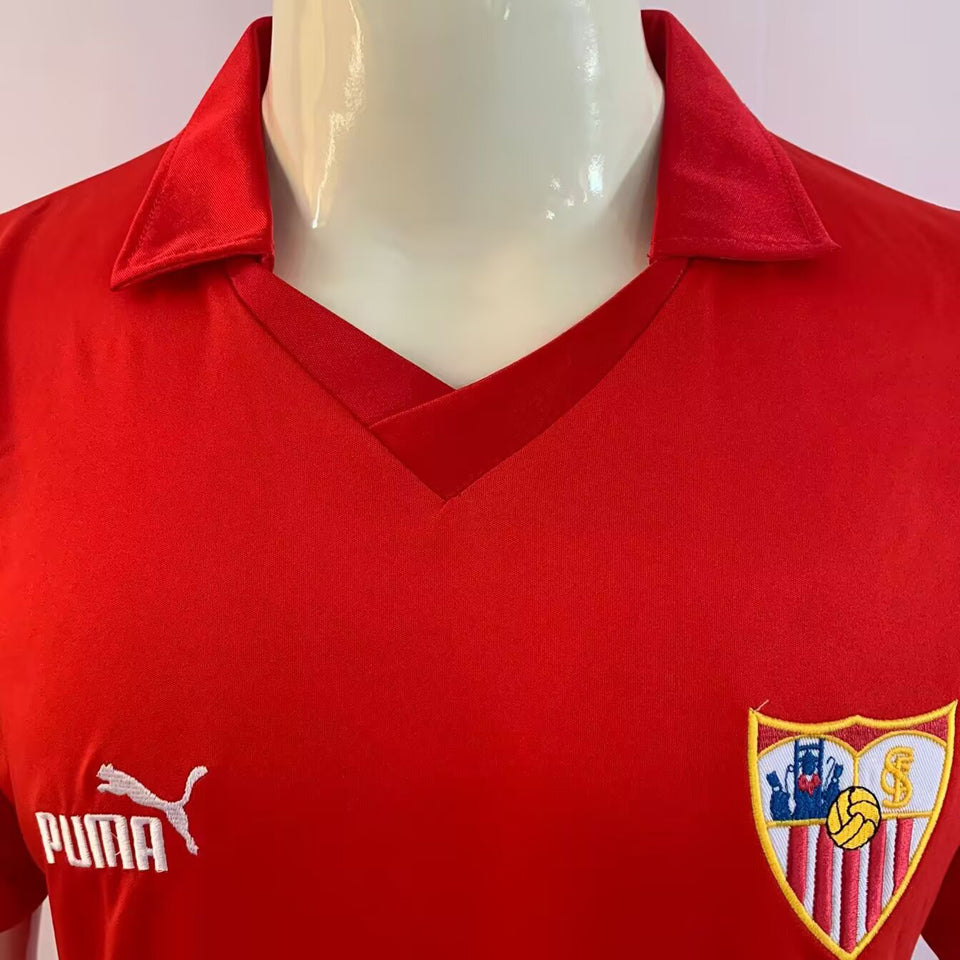 Jersey 1987/1990 Sevilla FC Visitante Manga corta Versión Fan Retro